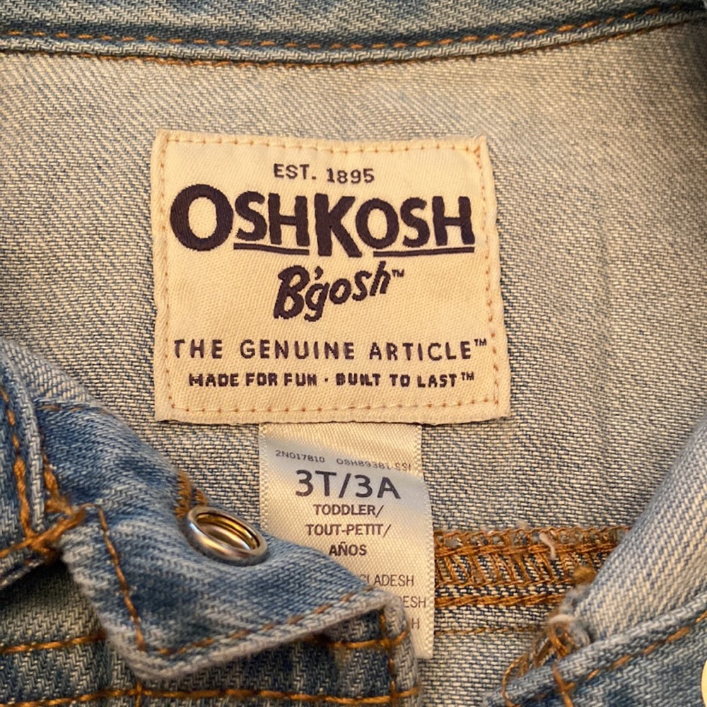 Toddler jean jacket - Picture 2 of 3
